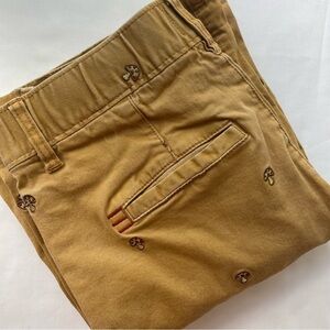 BDG Mia Embroidered Straight Leg Chino Pant Size 6